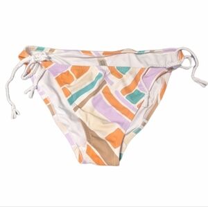 Victoria's Secret High Cut Tie Bikini Bottom Sz L